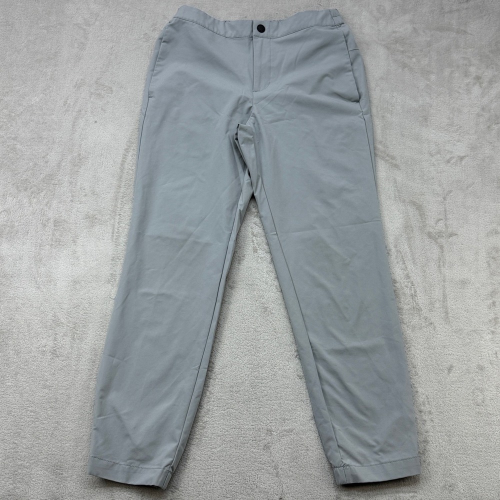 Banana Republic Joggers Mens 30 Gray Active Tapered Elastic Waist Pants Stretch